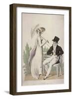 Morning Dresses for August, 1807-W Read-Framed Giclee Print