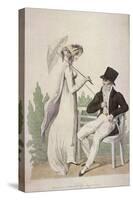 Morning Dresses for August, 1807-W Read-Stretched Canvas