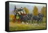 Morning Drive-Jerry Cable-Framed Stretched Canvas