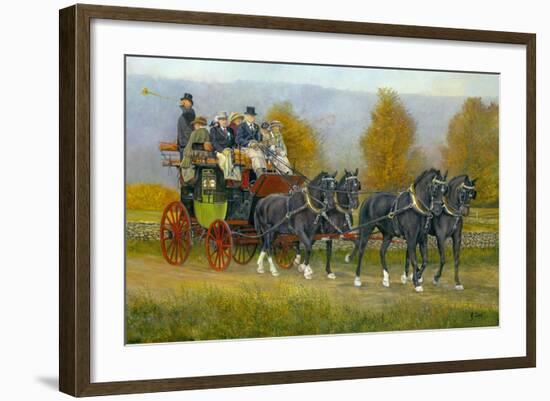 Morning Drive-Jerry Cable-Framed Premium Giclee Print