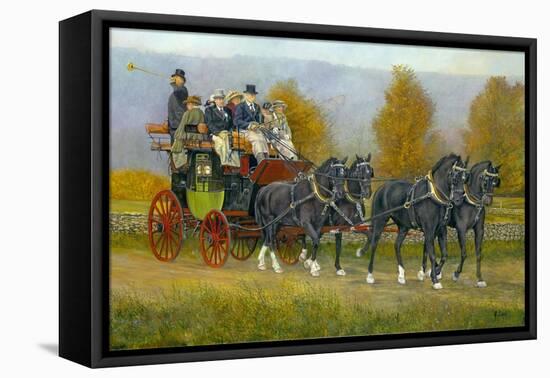 Morning Drive-Jerry Cable-Framed Stretched Canvas