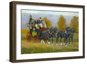Morning Drive-Jerry Cable-Framed Giclee Print