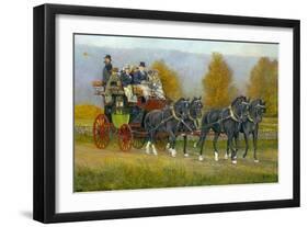 Morning Drive-Jerry Cable-Framed Giclee Print