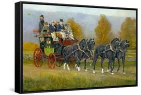Morning Drive-Jerry Cable-Framed Stretched Canvas