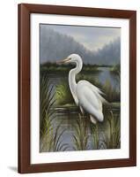 Morning Egret-Kilian-Framed Art Print