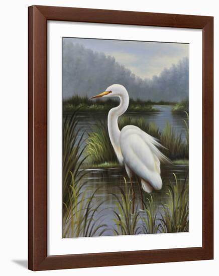 Morning Egret-Kilian-Framed Art Print