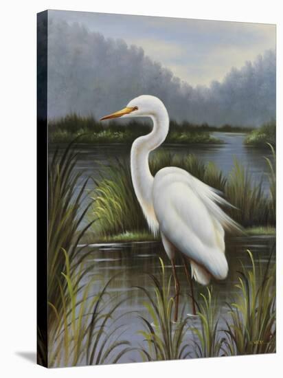 Morning Egret-Kilian-Stretched Canvas
