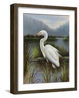 Morning Egret-Kilian-Framed Art Print