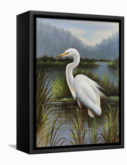 Morning Egret-Kilian-Framed Stretched Canvas