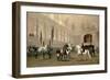 Morning Exercise in the Hofreitschule, Josephsplatz, 1890-Julius von Blaas-Framed Giclee Print