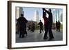 Morning Exercise, People Square, Kunming, Yunnan, China, Asia-Bruno Morandi-Framed Photographic Print