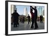 Morning Exercise, People Square, Kunming, Yunnan, China, Asia-Bruno Morandi-Framed Photographic Print