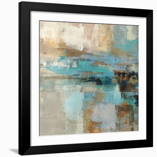 Morning Fjord Square I-Silvia Vassileva-Framed Giclee Print