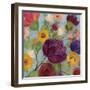 Morning Floral Crop Magenta Flower-Silvia Vassileva-Framed Art Print