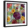 Morning Floral Crop Magenta Flower-Silvia Vassileva-Framed Art Print