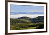 Morning Fog Covers Hood River Valley, Oregon, USA-Craig Tuttle-Framed Photographic Print