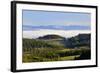 Morning Fog Covers Hood River Valley, Oregon, USA-Craig Tuttle-Framed Photographic Print