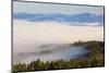 Morning Fog Covers Hood River Valley, Oregon, USA-Craig Tuttle-Mounted Photographic Print