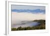 Morning Fog Covers Hood River Valley, Oregon, USA-Craig Tuttle-Framed Photographic Print