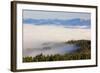 Morning Fog Covers Hood River Valley, Oregon, USA-Craig Tuttle-Framed Photographic Print