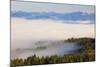 Morning Fog Covers Hood River Valley, Oregon, USA-Craig Tuttle-Mounted Photographic Print