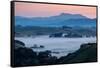 Morning Fog in the Hills of Sonoma County, California-Vincent James-Framed Stretched Canvas