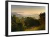 Morning Fog in the Saale Valley, Near Naumburg, Burgenlandkreis, Saxony-Anhalt, Germany-Andreas Vitting-Framed Photographic Print