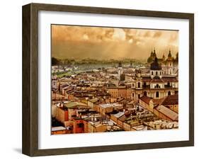 Morning Fog Lifts over Salzburg, Home to Mozart, Salzburg, Austria-Richard Duval-Framed Photographic Print