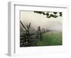 Morning Fog on a Mountain Farm-Gary W. Carter-Framed Photographic Print