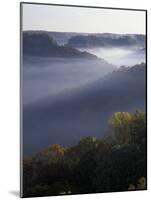 Morning Fog on Ridges of Red River Gorge Geological Area, Great Smokey Mountains National Park, TN-Adam Jones-Mounted Photographic Print