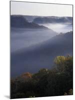 Morning Fog on Ridges of Red River Gorge Geological Area, Great Smokey Mountains National Park, TN-Adam Jones-Mounted Photographic Print