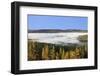 Morning fog over the Schluchsee, Black Forest, Baden-Wurttemberg, Germany-Markus Lange-Framed Photographic Print