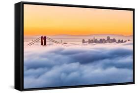 Morning Fog-Dave Gordon-Framed Stretched Canvas