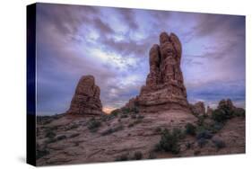 Morning Formations, Outside Moab, Utah-Vincent James-Stretched Canvas