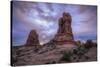 Morning Formations, Outside Moab, Utah-Vincent James-Stretched Canvas