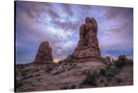 Morning Formations, Outside Moab, Utah-Vincent James-Stretched Canvas