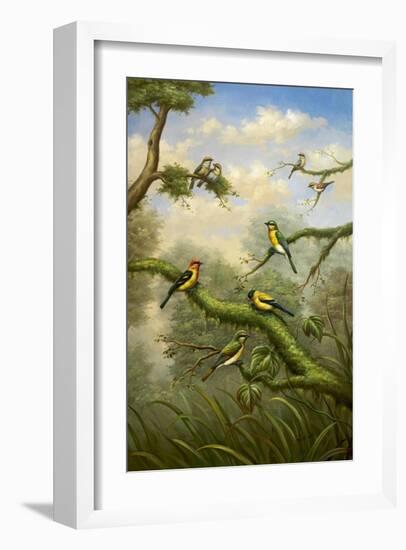 Morning Gathering I-Bilben-Framed Art Print