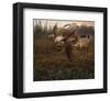 Morning Geese-Steve Hunziker-Framed Premium Giclee Print