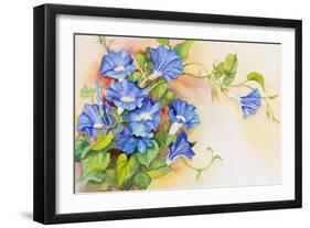 Morning Gloria Vine Stretching-Joanne Porter-Framed Giclee Print