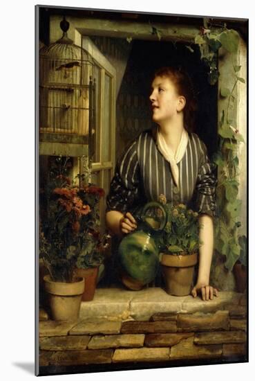 Morning Glories, 1874-Emile Levy-Mounted Giclee Print