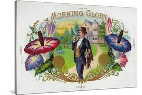 Morning Glory Brand Cigar Box Label-Lantern Press-Stretched Canvas