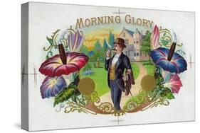 Morning Glory Brand Cigar Box Label-Lantern Press-Stretched Canvas