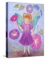 Morning Glory Fairy-Judy Mastrangelo-Stretched Canvas