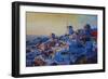 Morning Glory Oia in Santorini Greece-Markus Bleichner-Framed Art Print