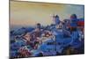 Morning Glory Oia in Santorini Greece-Markus Bleichner-Mounted Art Print