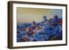 Morning Glory Oia in Santorini Greece-Markus Bleichner-Framed Premium Giclee Print