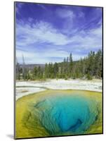 Morning Glory Pool, Old Faithful Geyser, Yellowstone National Park, Wyoming, USA-Pete Cairns-Mounted Photographic Print