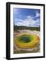 Morning Glory Pool, Upper Geyser Basin, Yellowstone Nat'l Park, UNESCO Site, Wyoming, USA-Peter Barritt-Framed Photographic Print