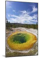 Morning Glory Pool, Upper Geyser Basin, Yellowstone Nat'l Park, UNESCO Site, Wyoming, USA-Peter Barritt-Mounted Photographic Print