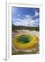 Morning Glory Pool, Upper Geyser Basin, Yellowstone Nat'l Park, UNESCO Site, Wyoming, USA-Peter Barritt-Framed Photographic Print